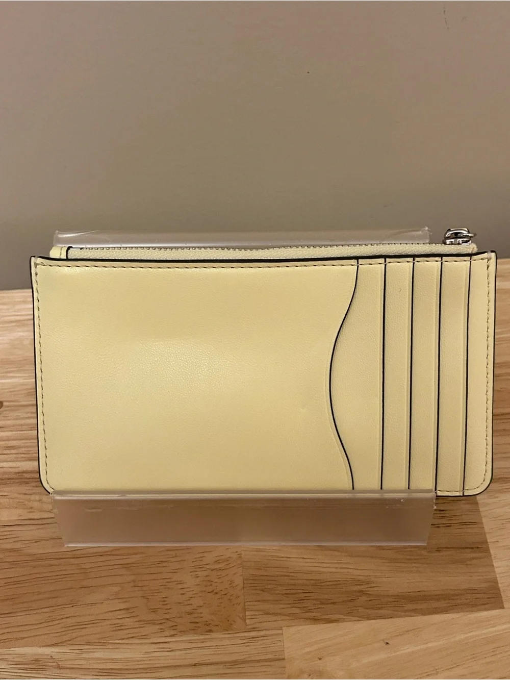 Tory Burch Lemon Tart Leather Cardholder Wallet